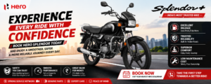 Experience Every Ride with Confidence – Book Hero Splendor